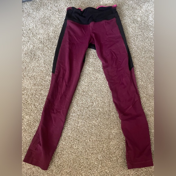 Lululemon split color leggings 7/8 medium rise - Picture 1 of 3